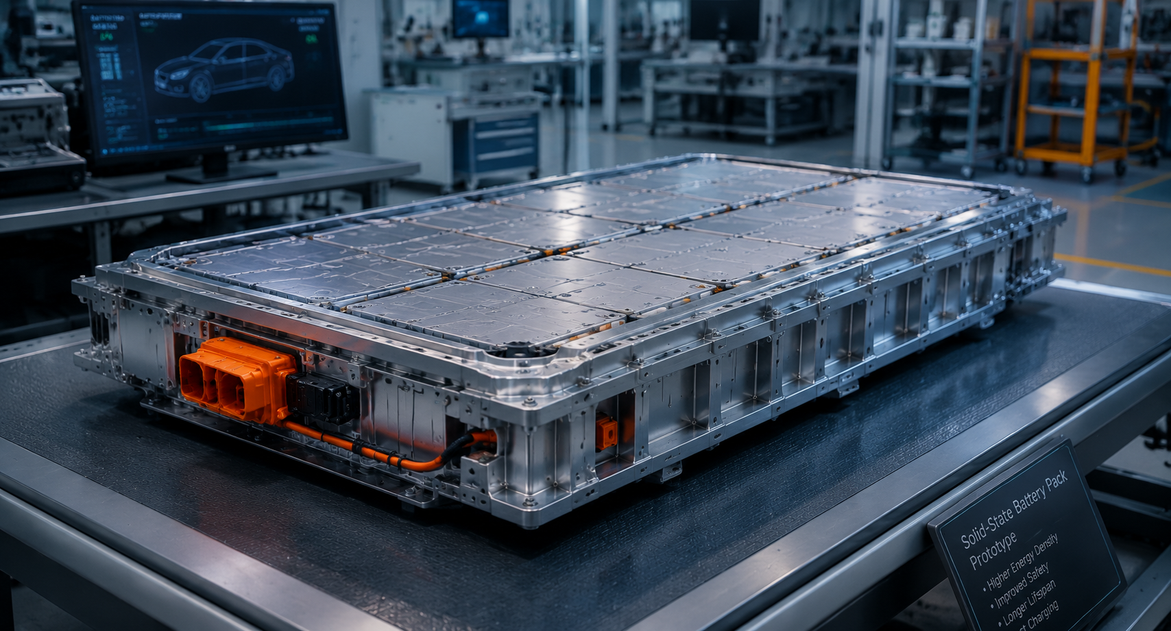 Prototype solid-state battery pack ready for installation in electric vehicles